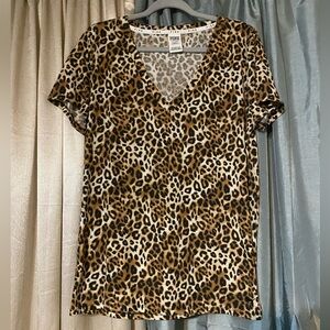 Victoria's Secret PINK Leopard Print T-Shirt